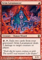Grim Lavamancer - Fire & Lightning - Inglés